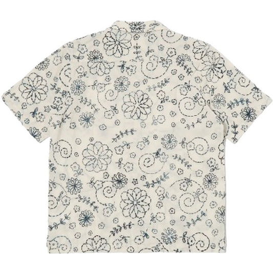 Universal Works Men's Casual Shirts - Camp Shirt - Brown