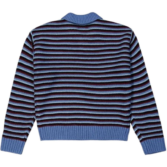 Felpe senza cappuccio Donna Obey - Obey Colette Polo Sweater - Blu