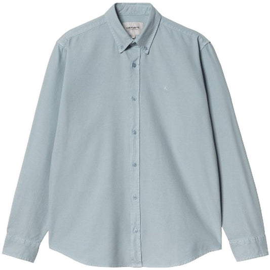Carhartt Wip Chemises décontractées pour hommes - L/S Bolton Shirt - Bleu clair