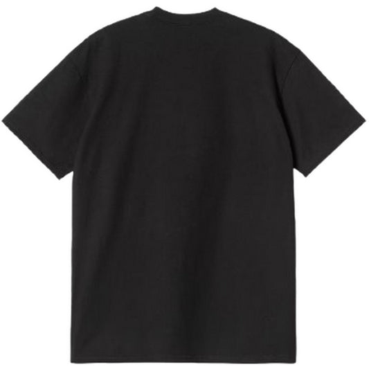 T-shirt Uomo Carhartt Wip - S/S Pocket Heart T-Shirt Organic Cotton - Nero
