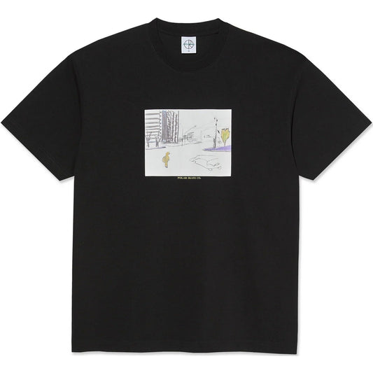 T-shirt Uomo Polar - Tee Downtown - Nero