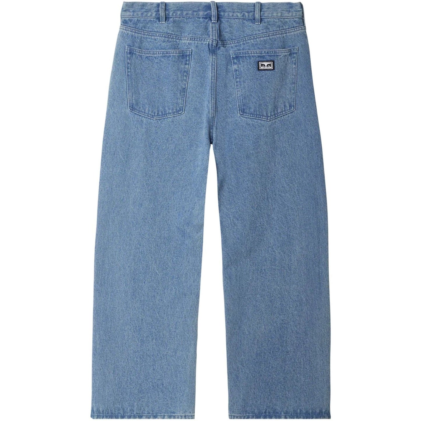Jeans Uomo Obey - Bigwig Baggy Denim - Celeste