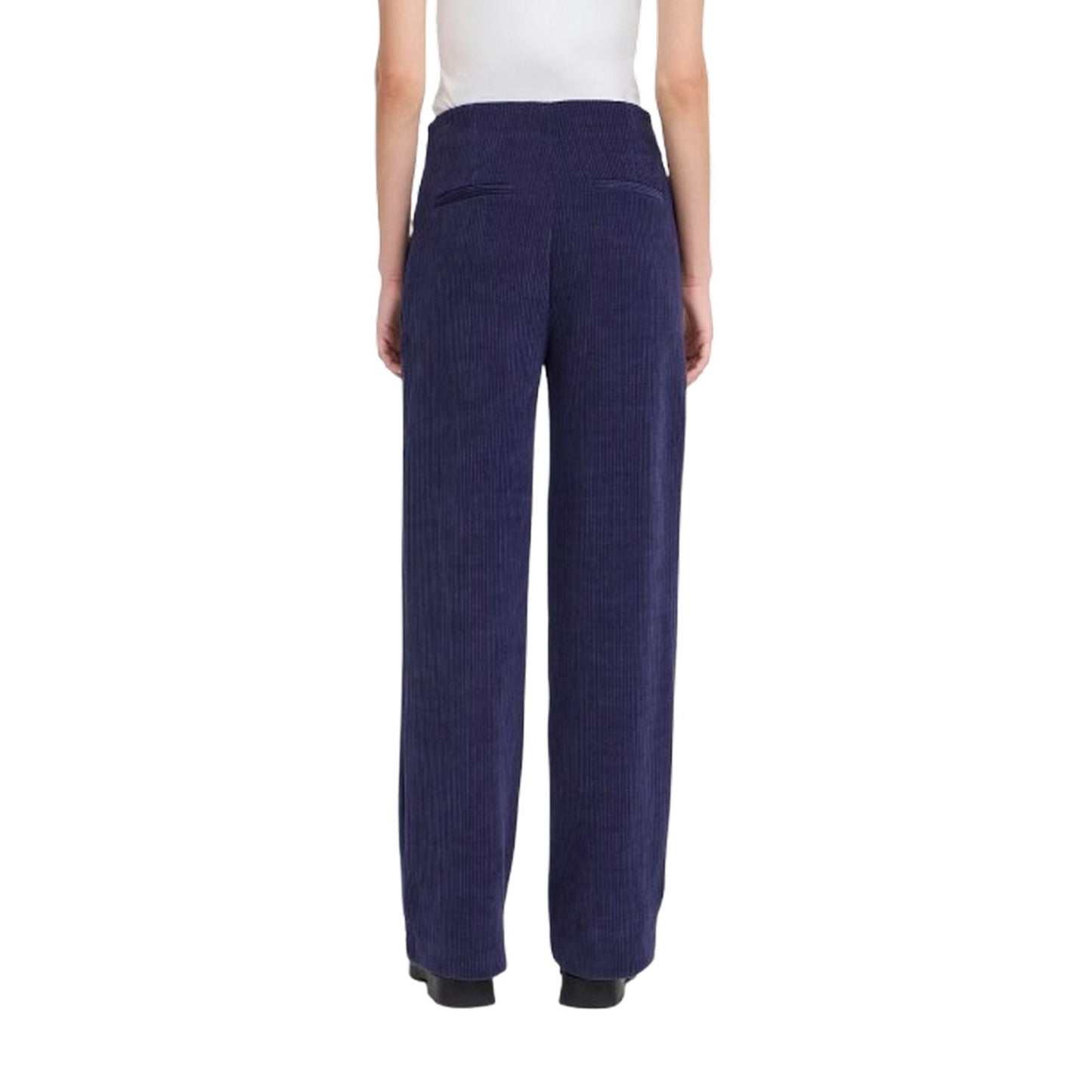 Pantaloni Donna Ichi - Ihkate Corduroy Pa3 - Blu