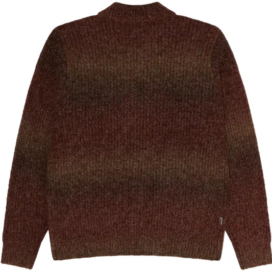 Cardigan Uomo Obey - Obey Anton Gradient Cardigan - Marrone