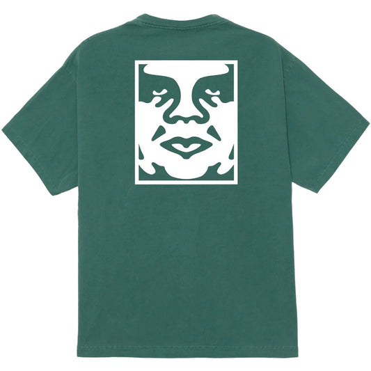 T-shirt Unisex Obey - Obey Bold Icon Face Tee - Verde