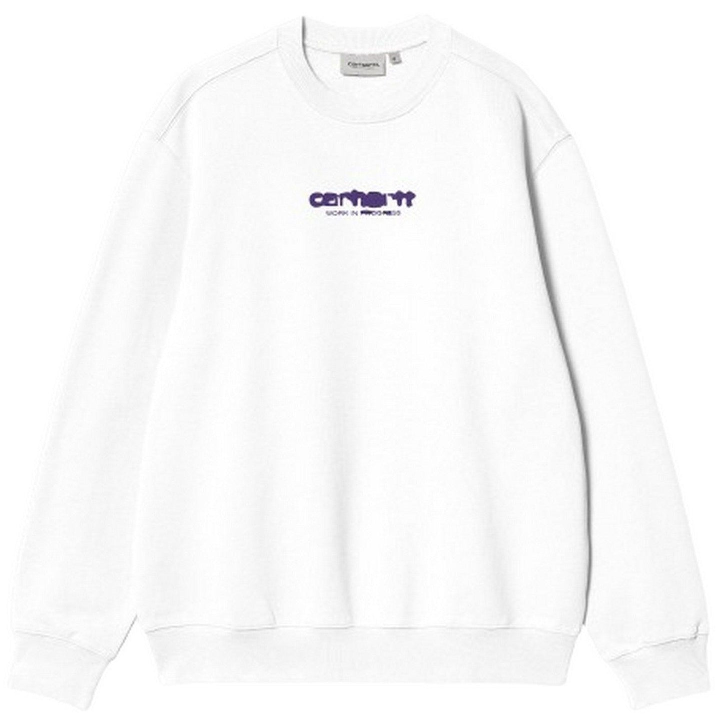 Felpe senza cappuccio Uomo Carhartt Wip - Ink Bleed Sweat - Bianco