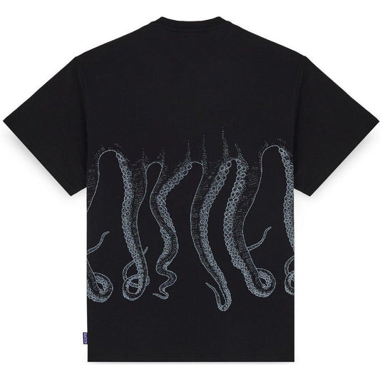 Camiseta de hombre Octopus - Camiseta Octopus Outline - Negro