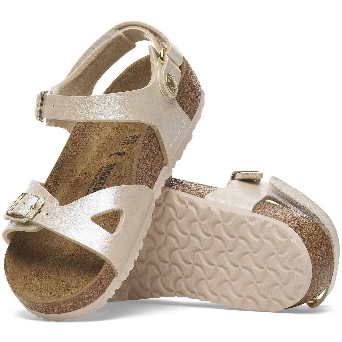 Sandali Bambini Unisex Birkenstock - Rio Hl Kids - Bianco