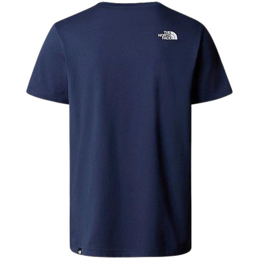 The North Face Herren-T-Shirt – M S/S Simple Dome Tee – Blau