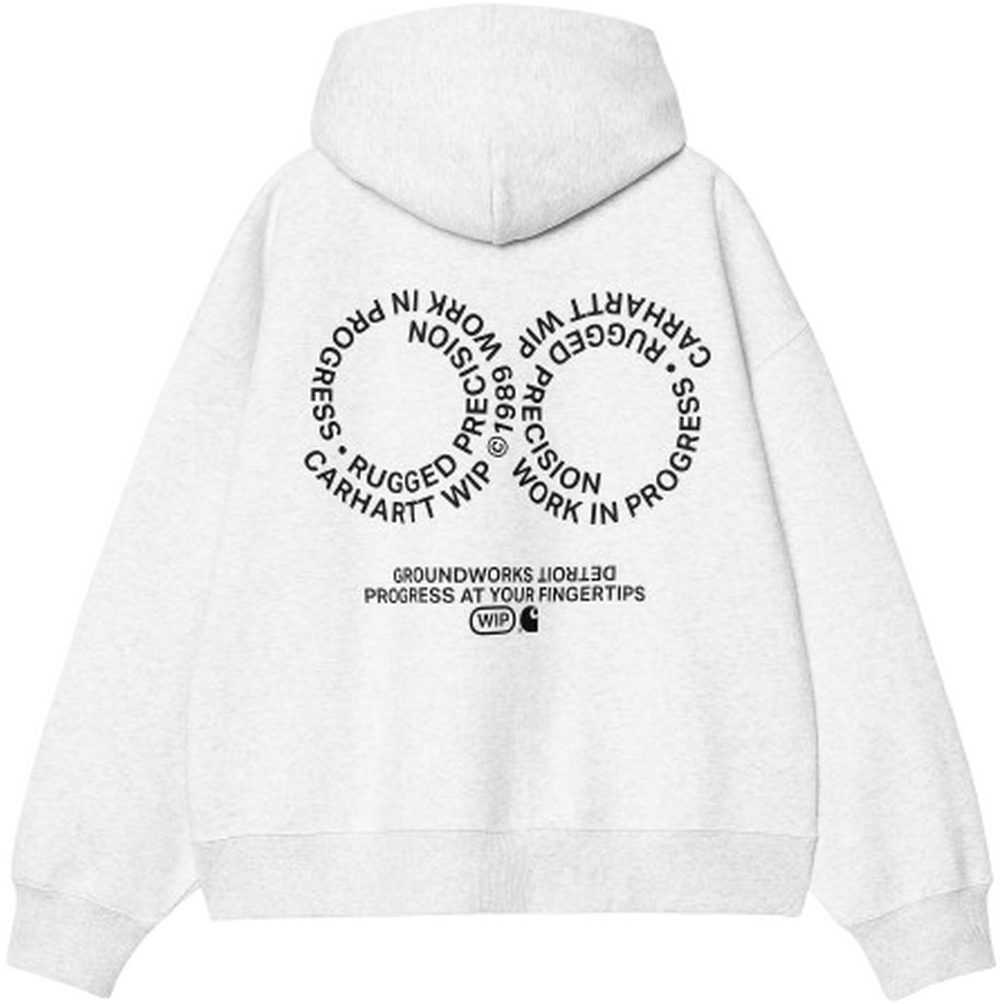 Felpe con cappuccio Uomo Carhartt Wip - Hooded Rotation Sweat - Grigio