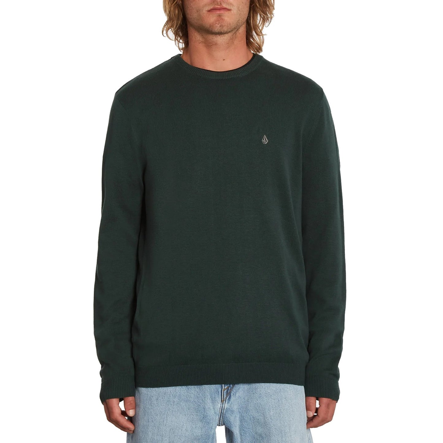 Maglioni Uomo Volcom - Uperstand Sweater - Verde