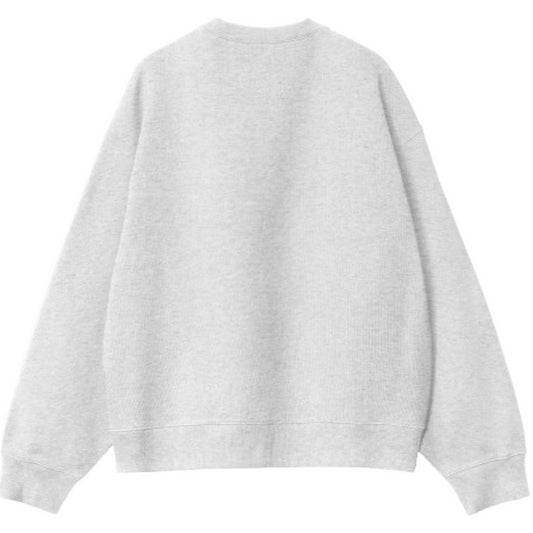 Carhartt Wip Herren-Kapuzenpullover – Label Script Sweat – Grau