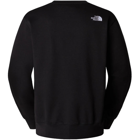 Męskie bluzy z kapturem The North Face – M Essential Relaxed Crew – Czarne