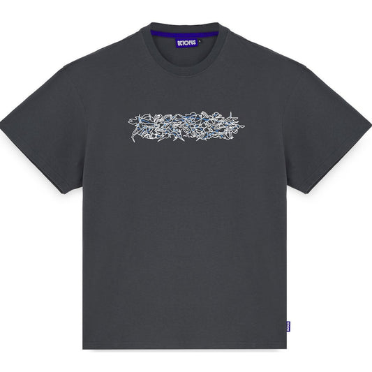 T-shirt pour hommes Octopus - Digital Banger Tee par Visual Kulture - Gris