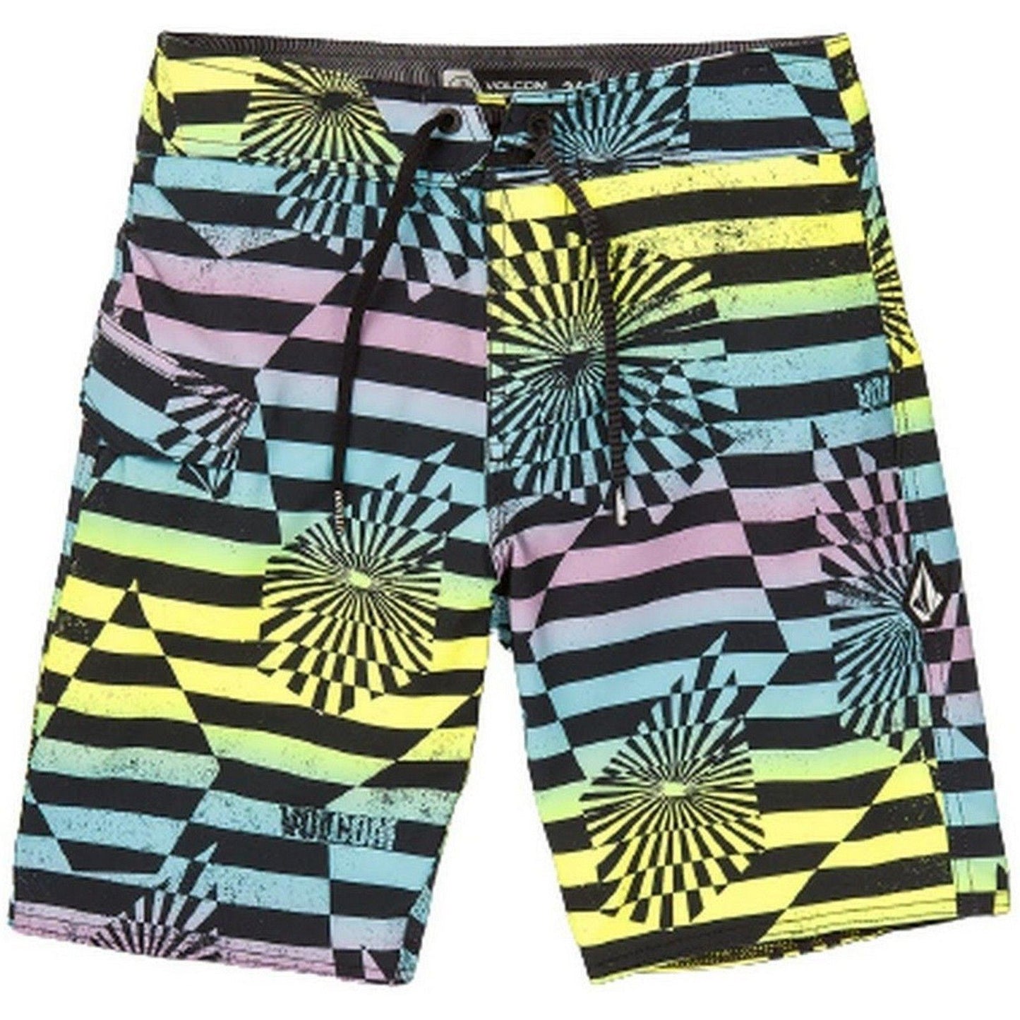 Shorts et Shorts Volcom pour Garçons - Mod Stone Stripe - Multicolore