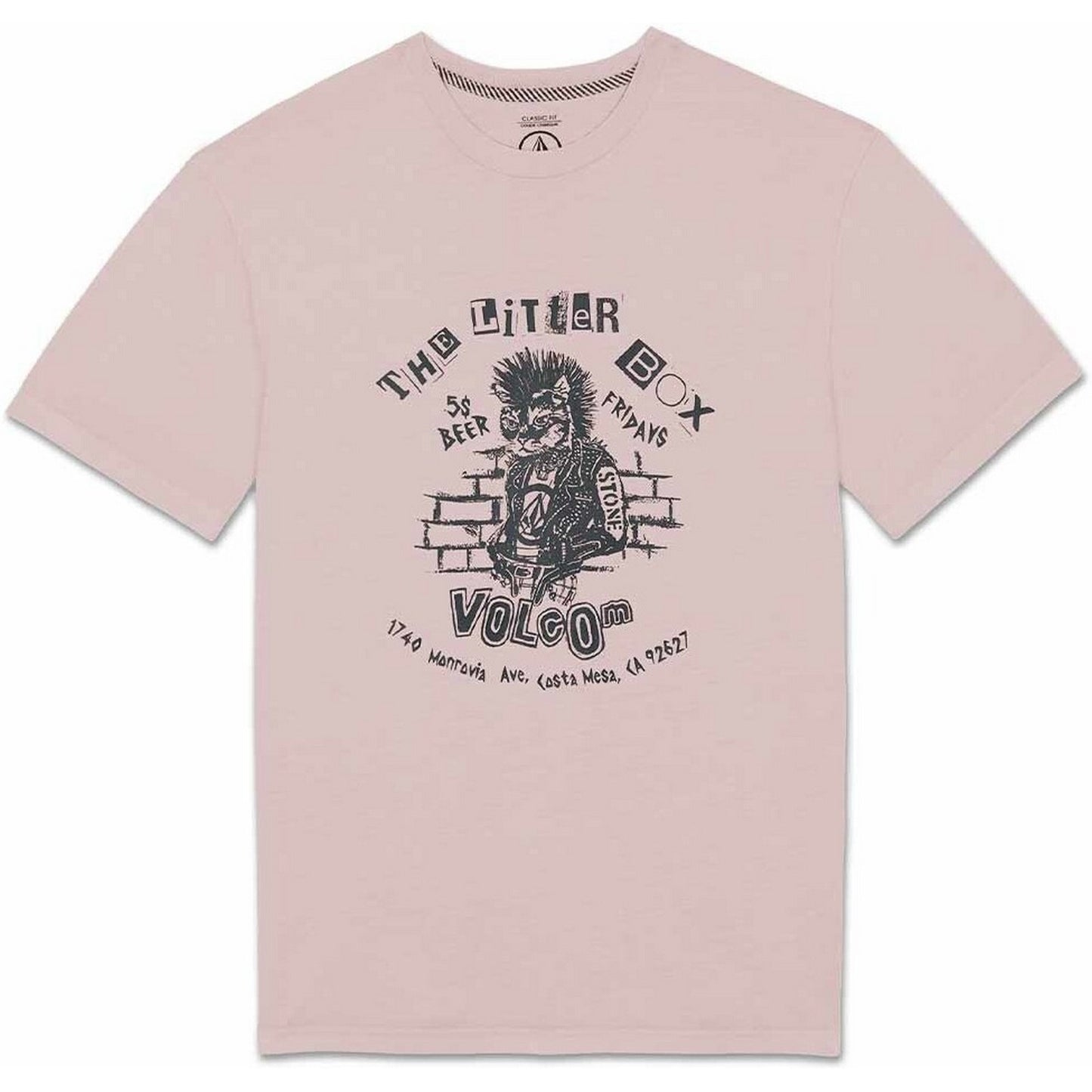 T-shirt Uomo Volcom - Punkat Pw Sst - Nero