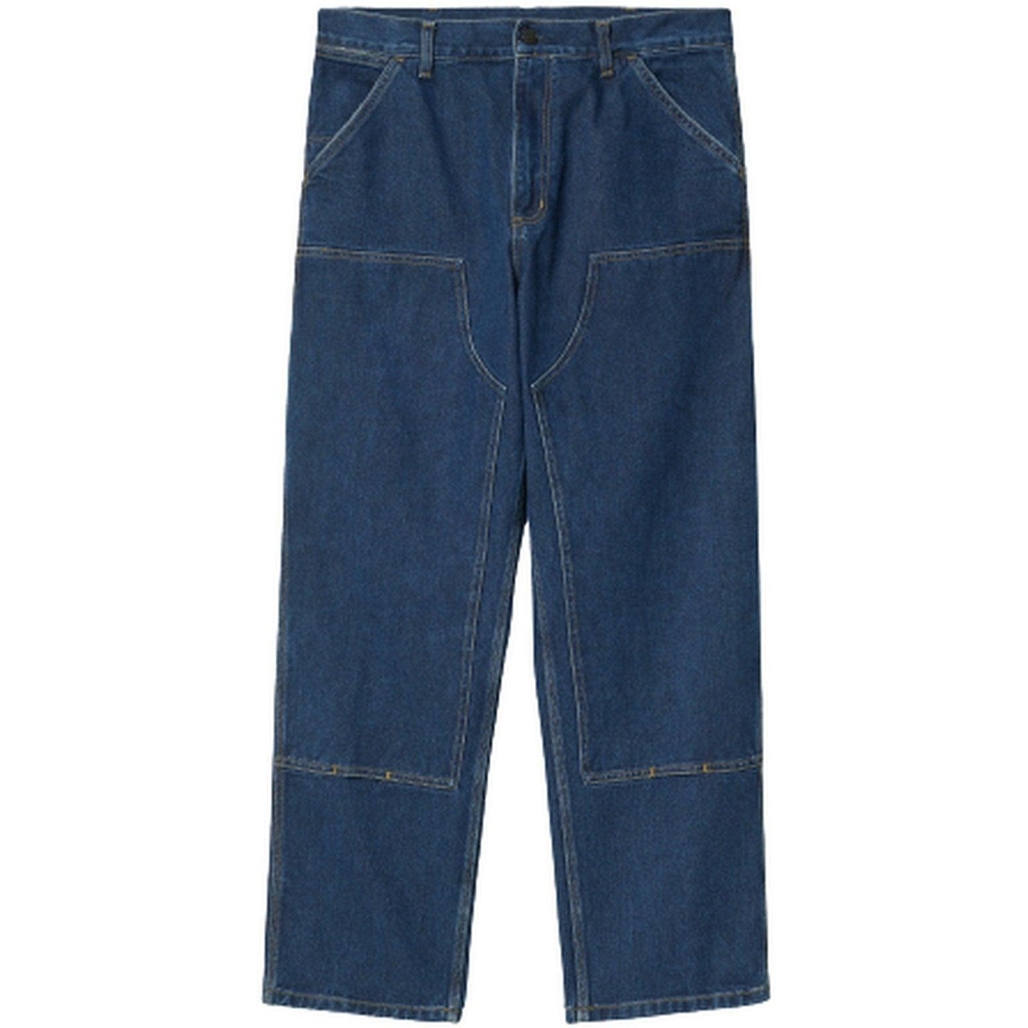Pantaloni Uomo Carhartt Wip - Double Knee Pant - Blu