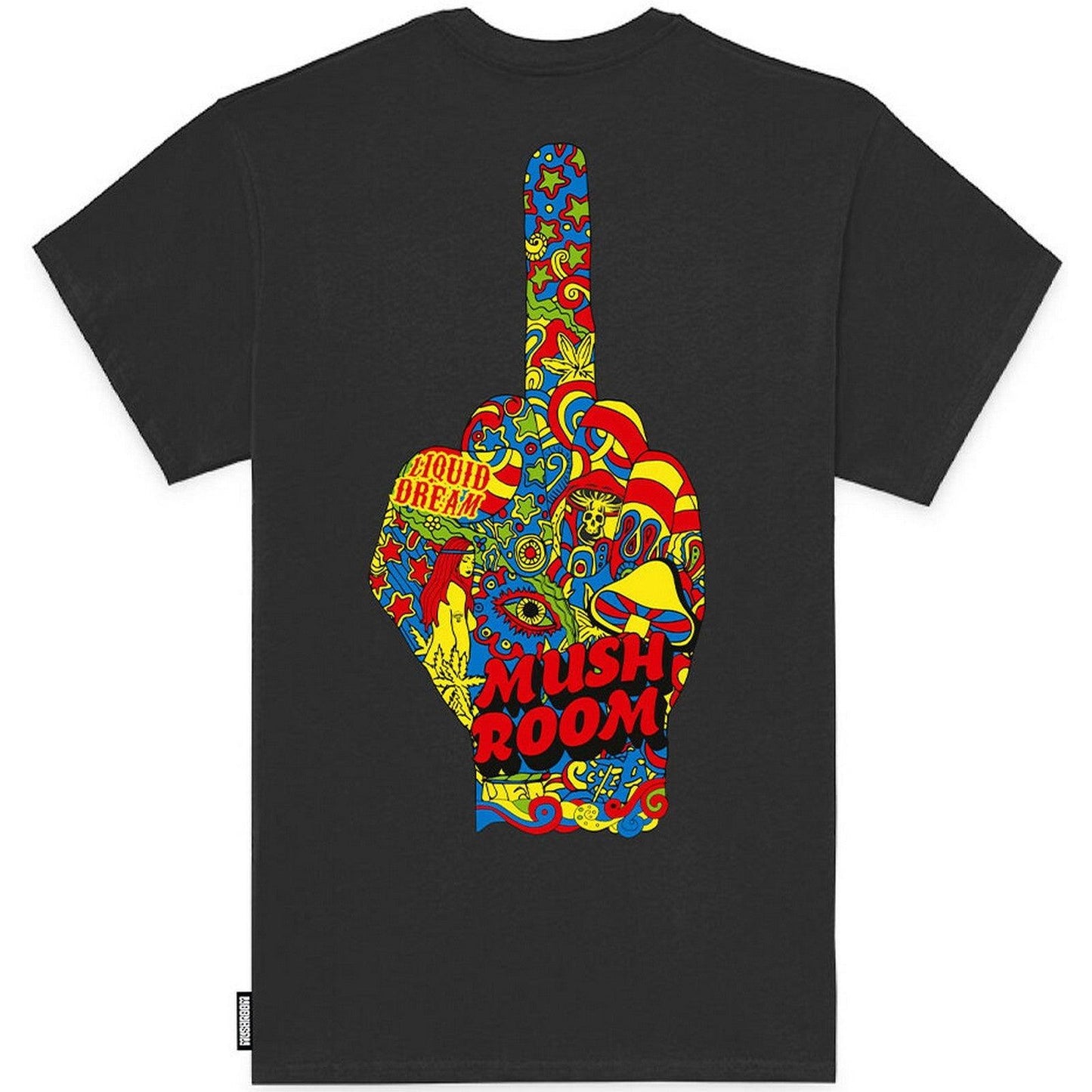 T-shirt Uomo Mushroom - T-Shirt M/M - Nero