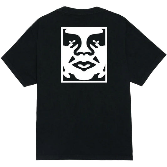 Camiseta unisex Obey - Camiseta Obey Bold Icon Face - Negra