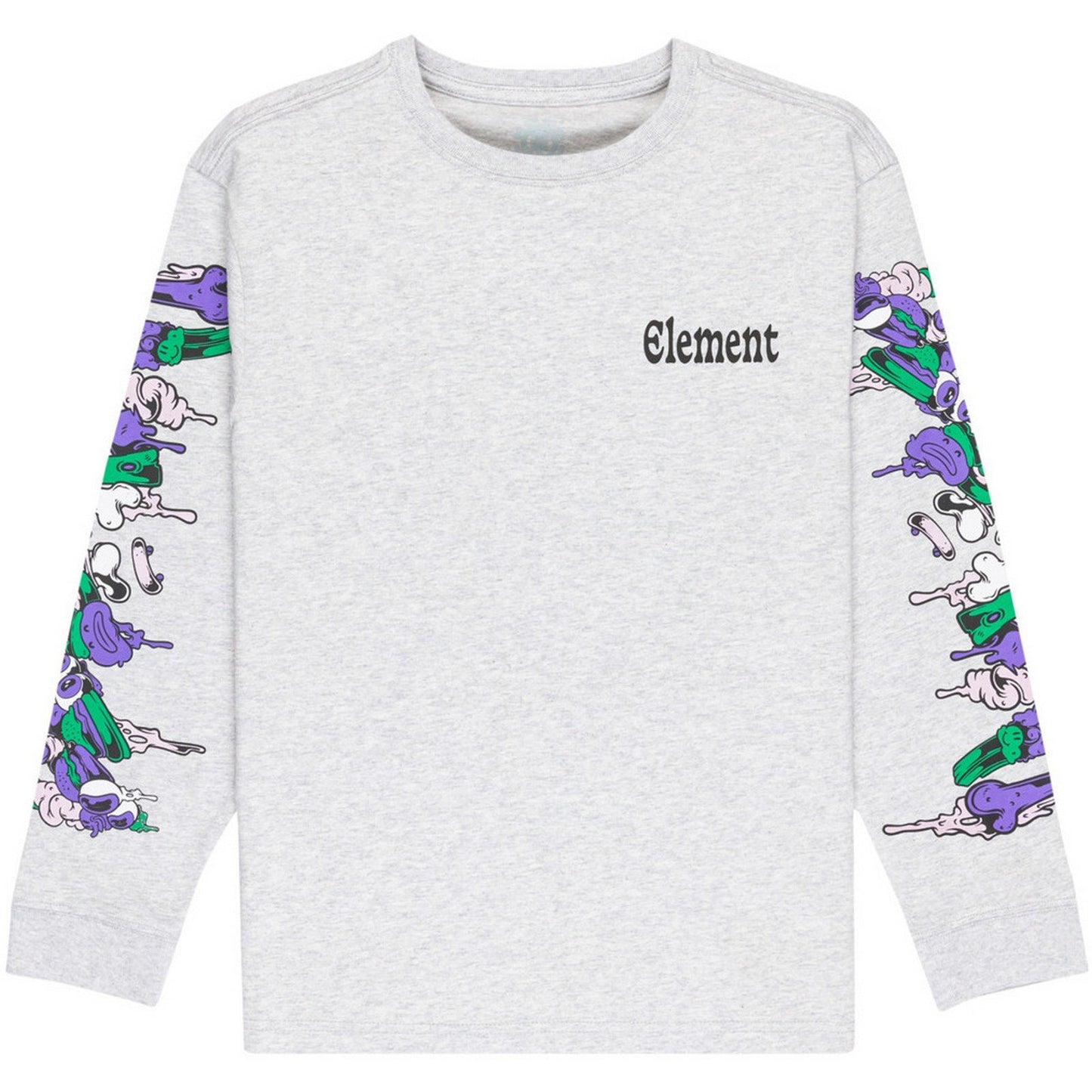 Maglie a manica lunga Bambino Element - Rolling Dead Ls Y - Bianco