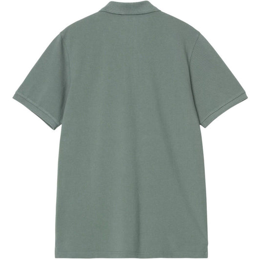 Polo Uomo Carhartt Wip - S/S Chase Pique Polo - Verde