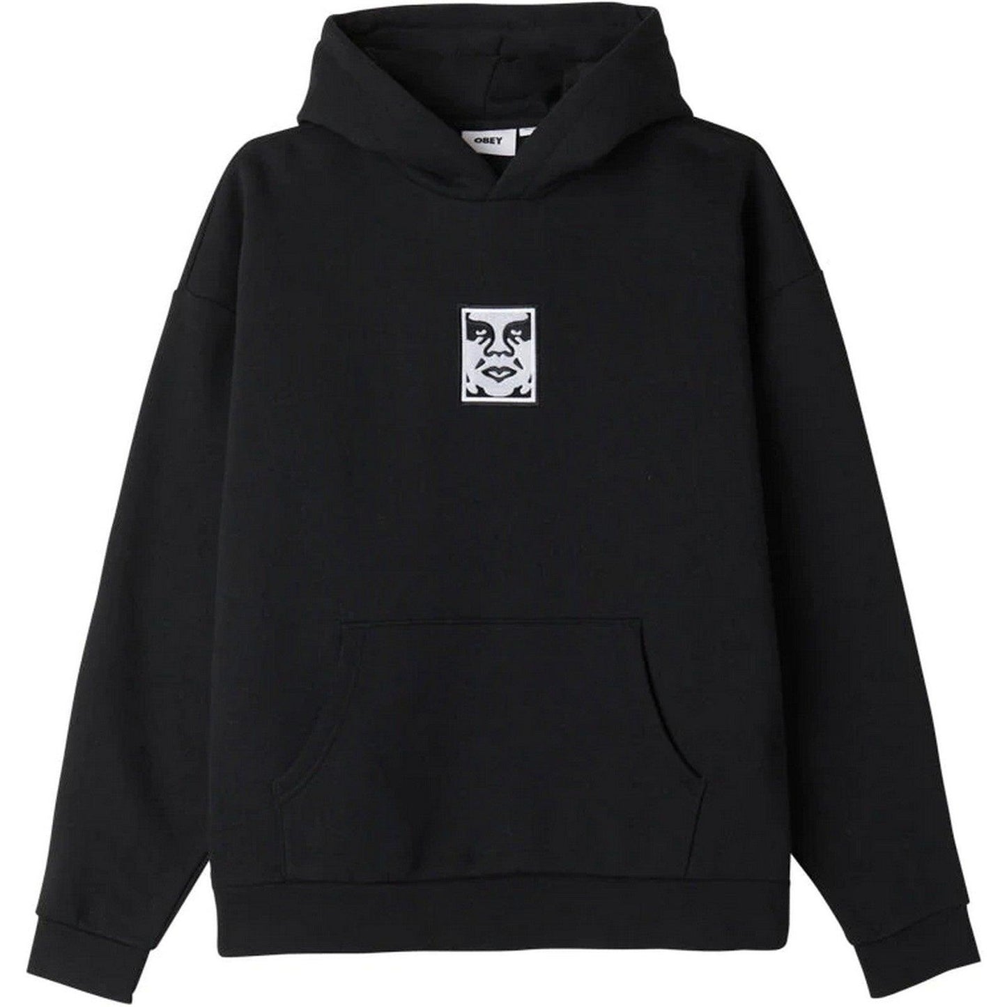 Obey Sweats à capuche unisexe - Icon Extra Heavy Hood Ii Fleece - Noir