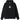 Bluzy z kapturem unisex Obey - Icon Extra Heavy Hood Ii Fleece - Czarny