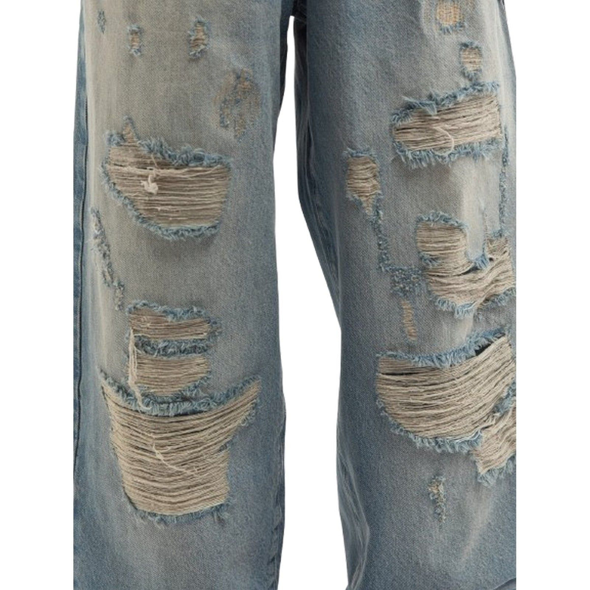 Jeans Uomo Reternity - Distressed Baggy Denim - Blu