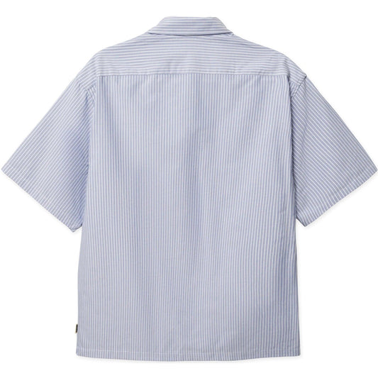 Camicie casual Uomo Woodbird - Wbwang Ox Flower Shirt - Blu