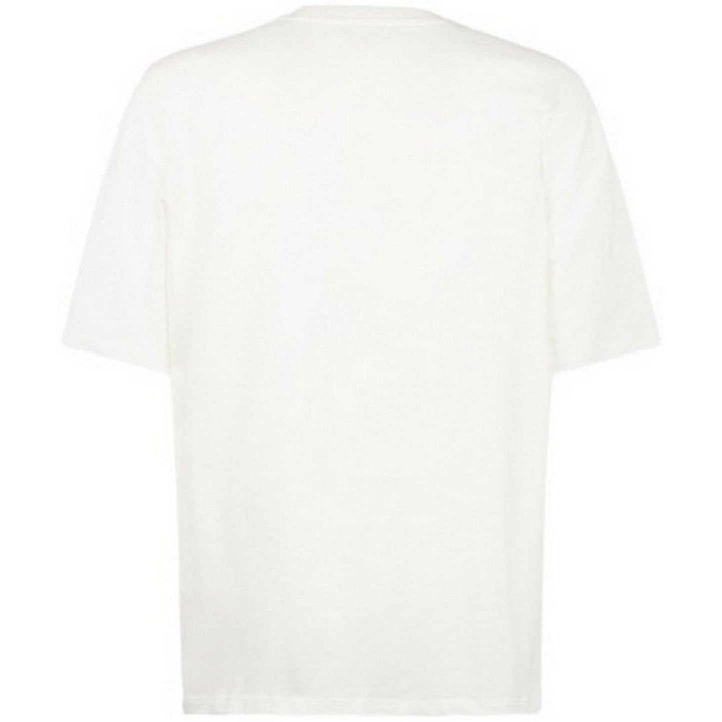 T-shirt Uomo Phobia - Off White T-Shirt With Red Grey Orange Lightning - Bianco
