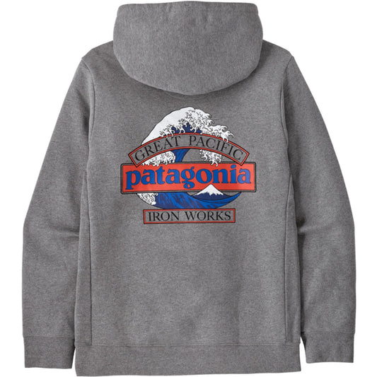 Felpe con cappuccio Uomo Patagonia - M's Great Waves Uprisal Hoody - Grigio