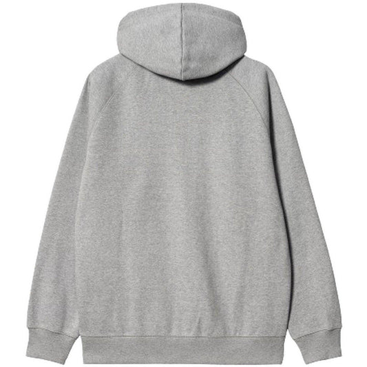Carhartt Wip Sudaderas con capucha para hombre - Chaqueta Chase con capucha - Gris