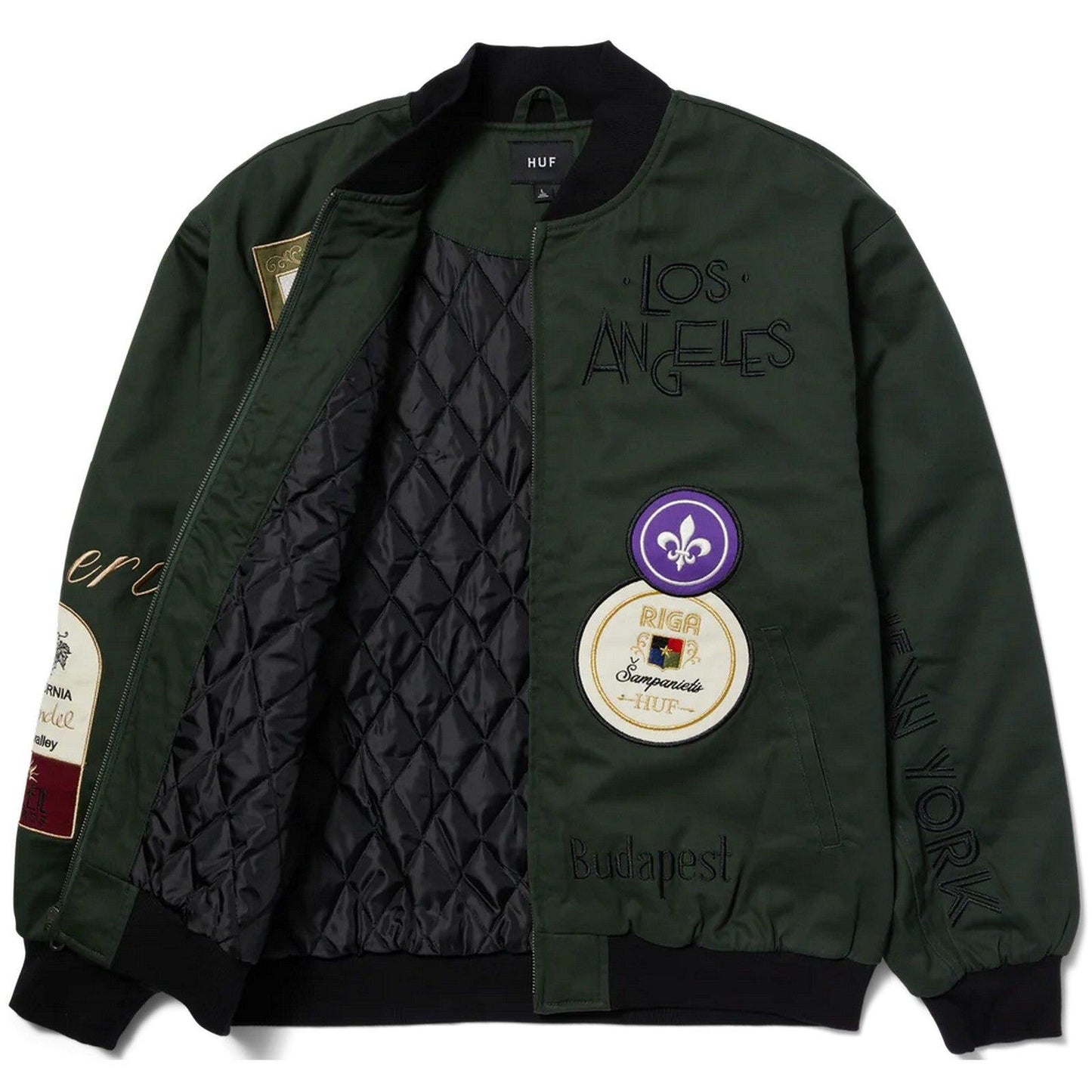 Giacche Uomo Huf - Stratford Tour Jacket - Verde