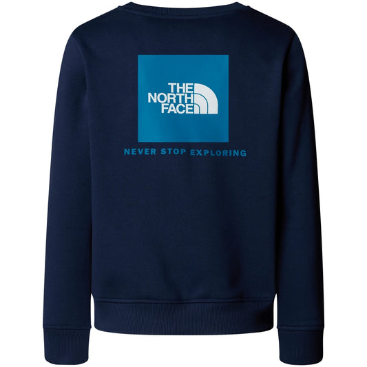 Felpe senza cappuccio Ragazzi Unisex The North Face - Teen Box Nse Regular Crew - Blu