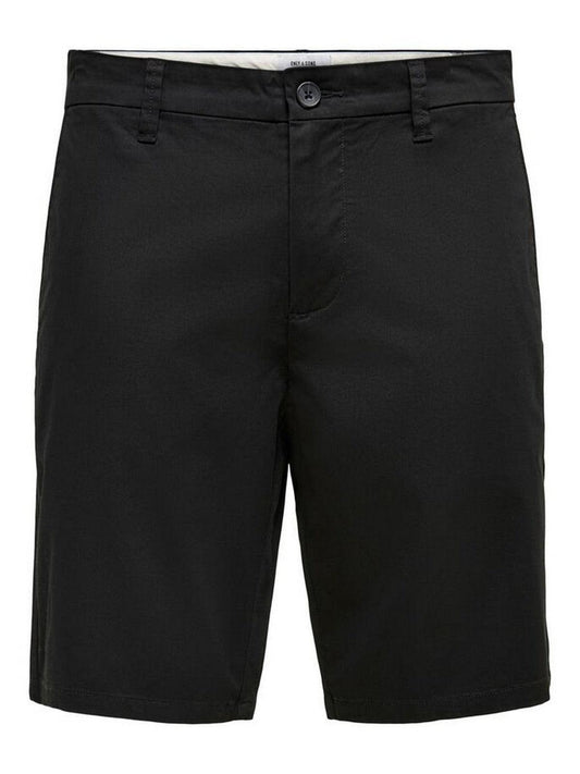 Spodenki męskie Only & Sons - Miękkie spodenki Onscam Life Gd9261 - Czarne
