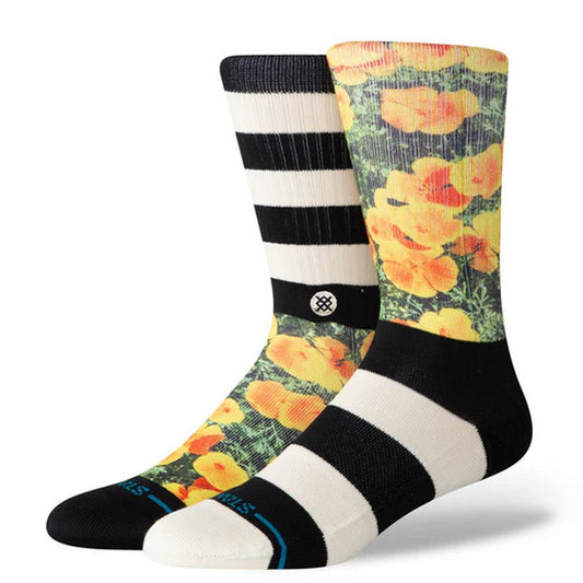 Stance Unisex Socken – Very Poppin Crew – Schwarz
