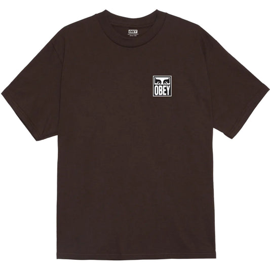 T-shirt Uomo Obey - Obey Eyes Icon 2 Classic Tee - Marrone