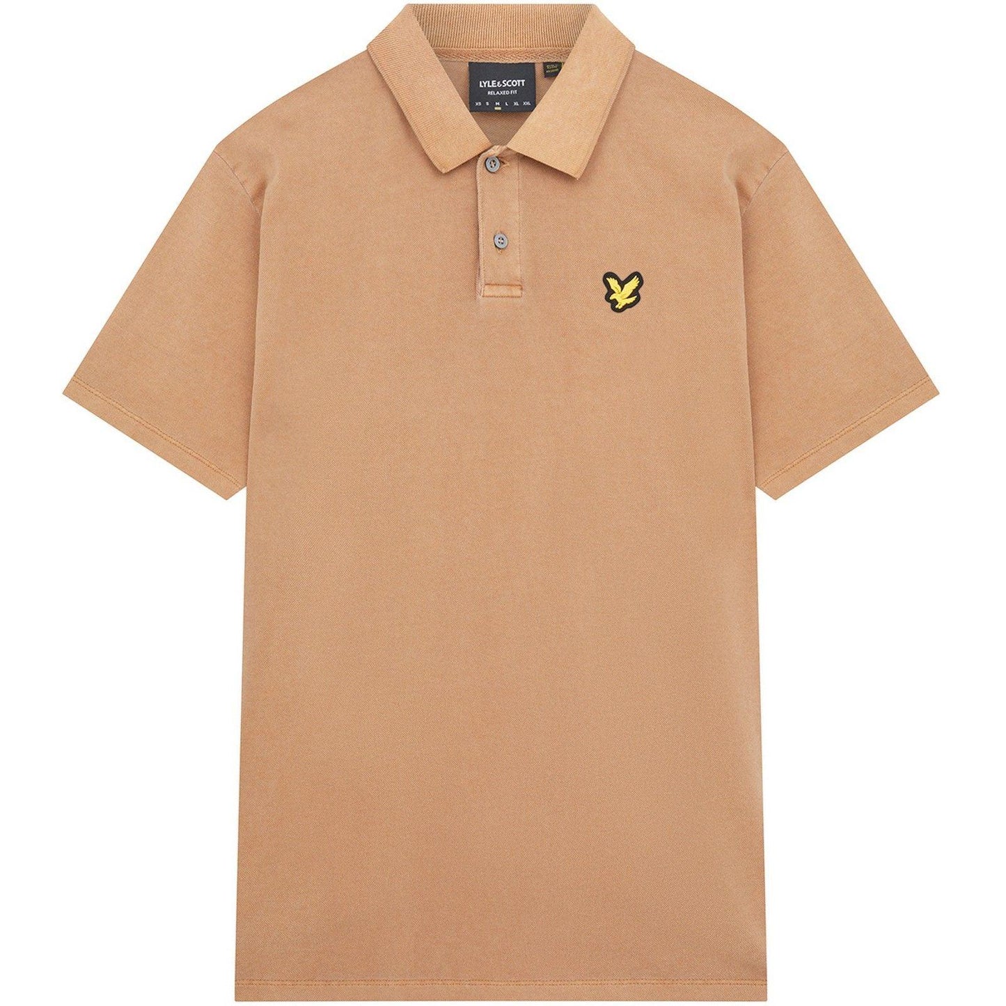Polo Uomo Lyle & Scott - Ozone Dyed Polo - Arancione