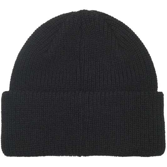 Męskie czapki z dzianiny Obey – Czapka z mankietami Mid Icon Patch – Czarna