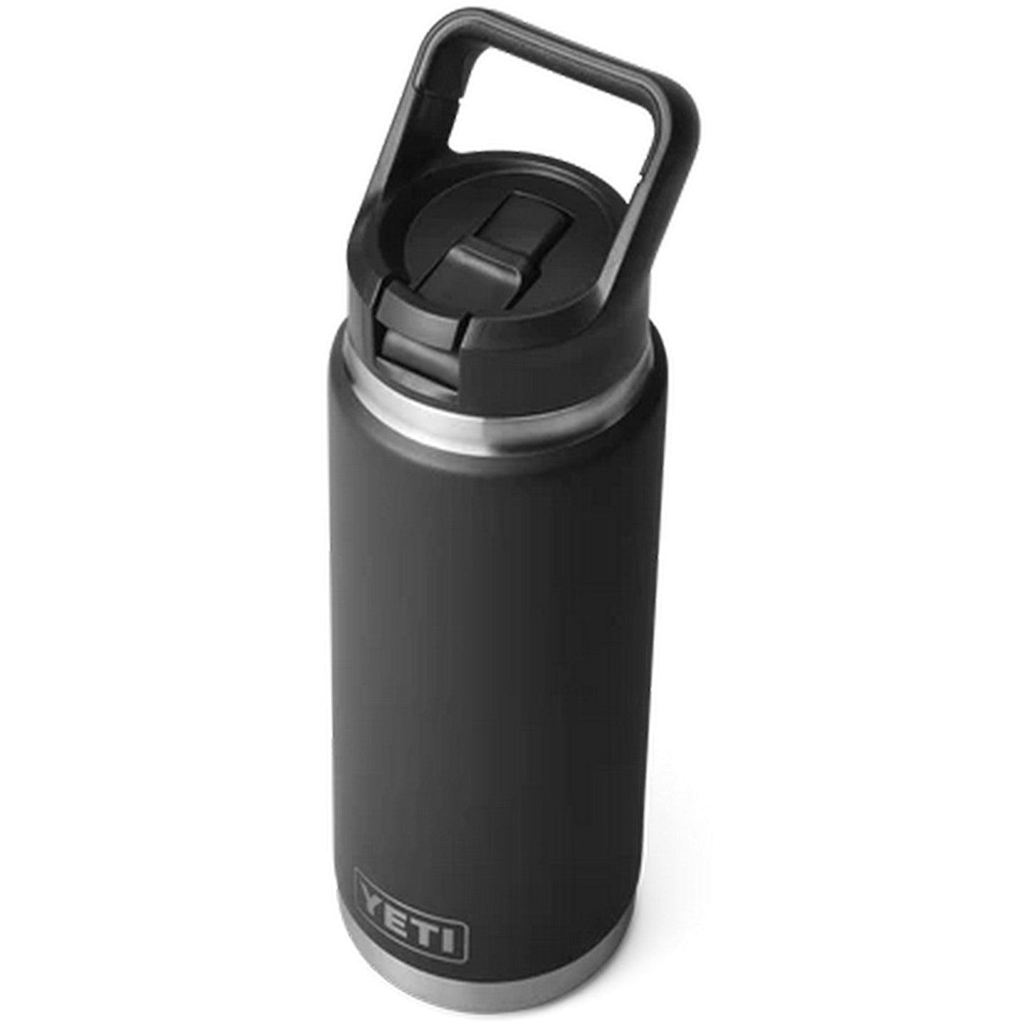 Thermos per bibite Unisex Yeti - Rambler 26 Oz Straw Bottle. - Nero