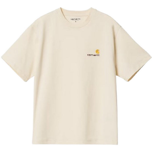 T-shirt Donna Carhartt Wip - W' S/S American Script T-Shirt - Bianco