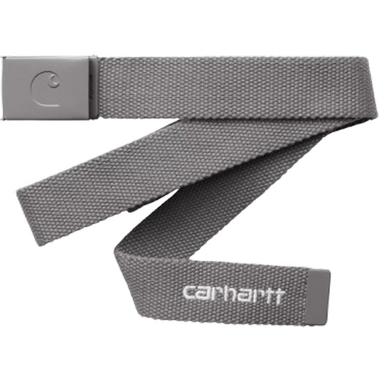 Ceintures Carhartt Wip pour hommes - Ceinture C-Logo - Gris