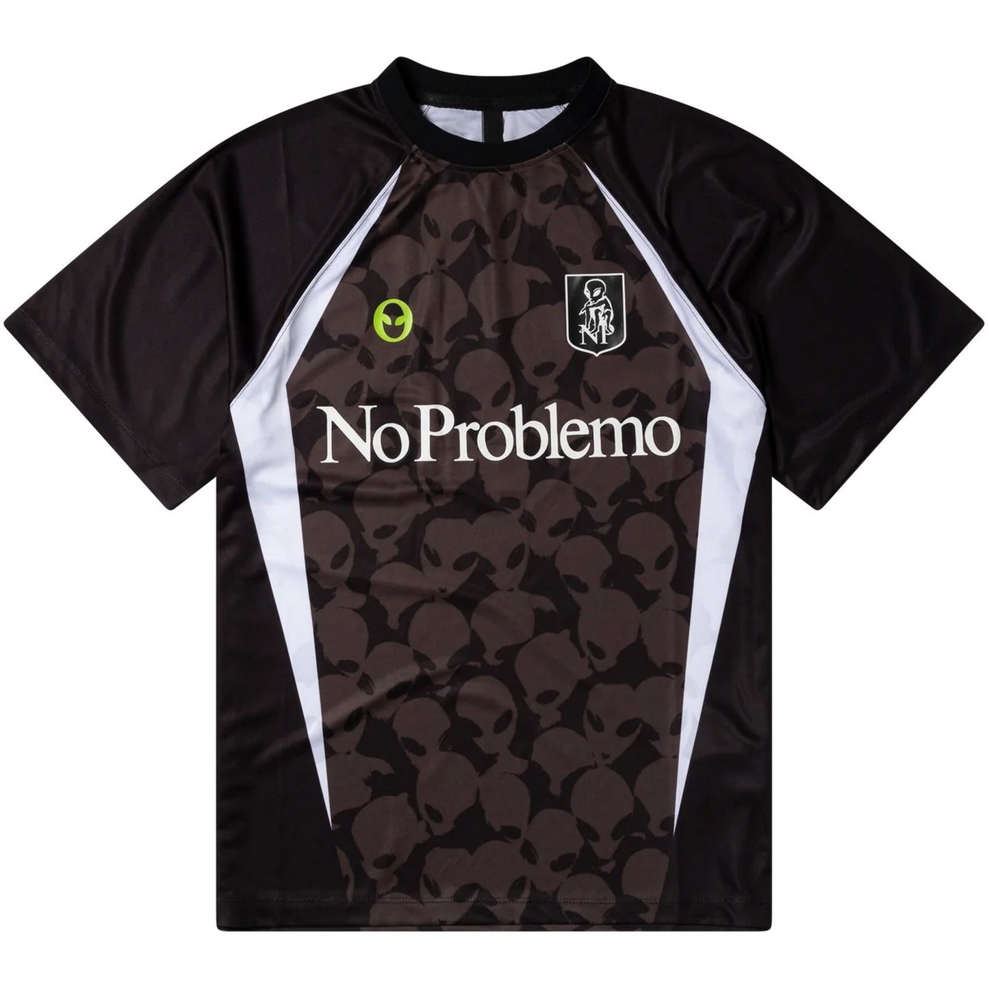 Camicie casual Uomo NO PROBLEMO - Area 51 Football Shirt - Nero