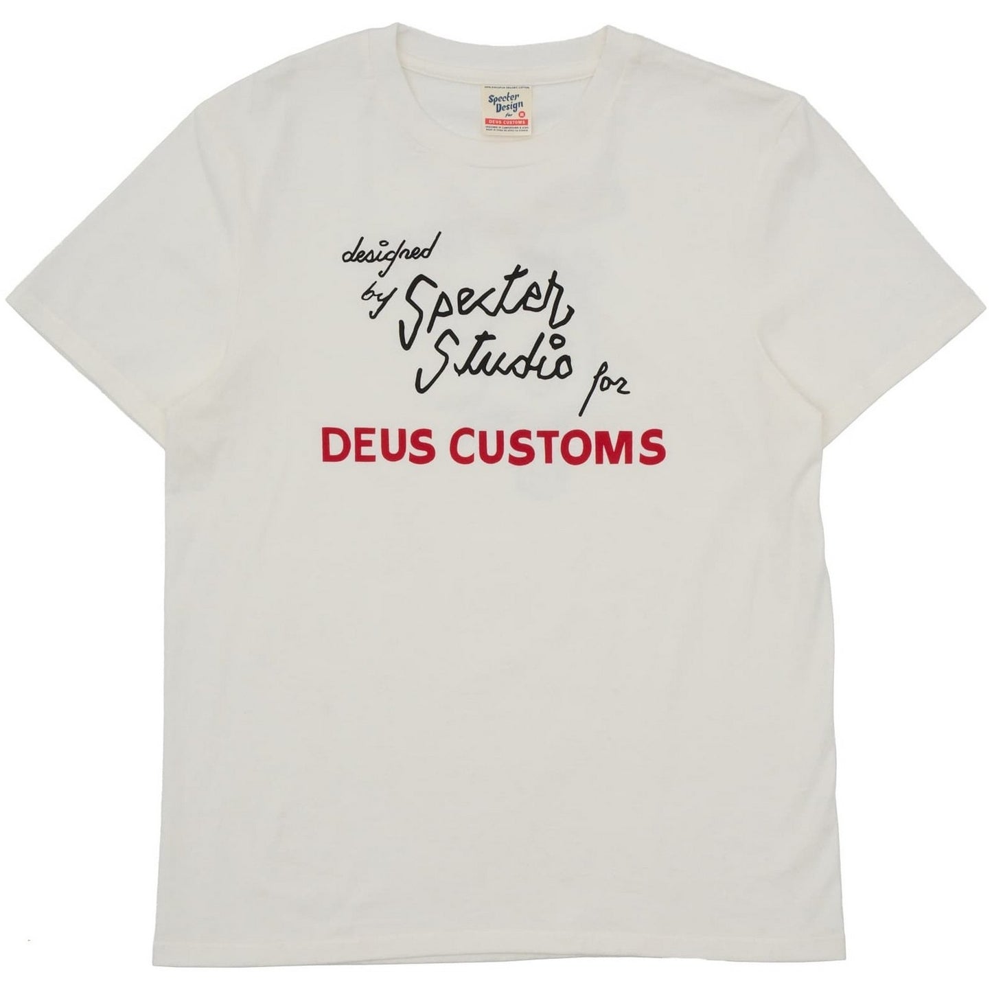 T-shirt Uomo Deus Ex Machina - Specter Rare Birds Tee - Bianco