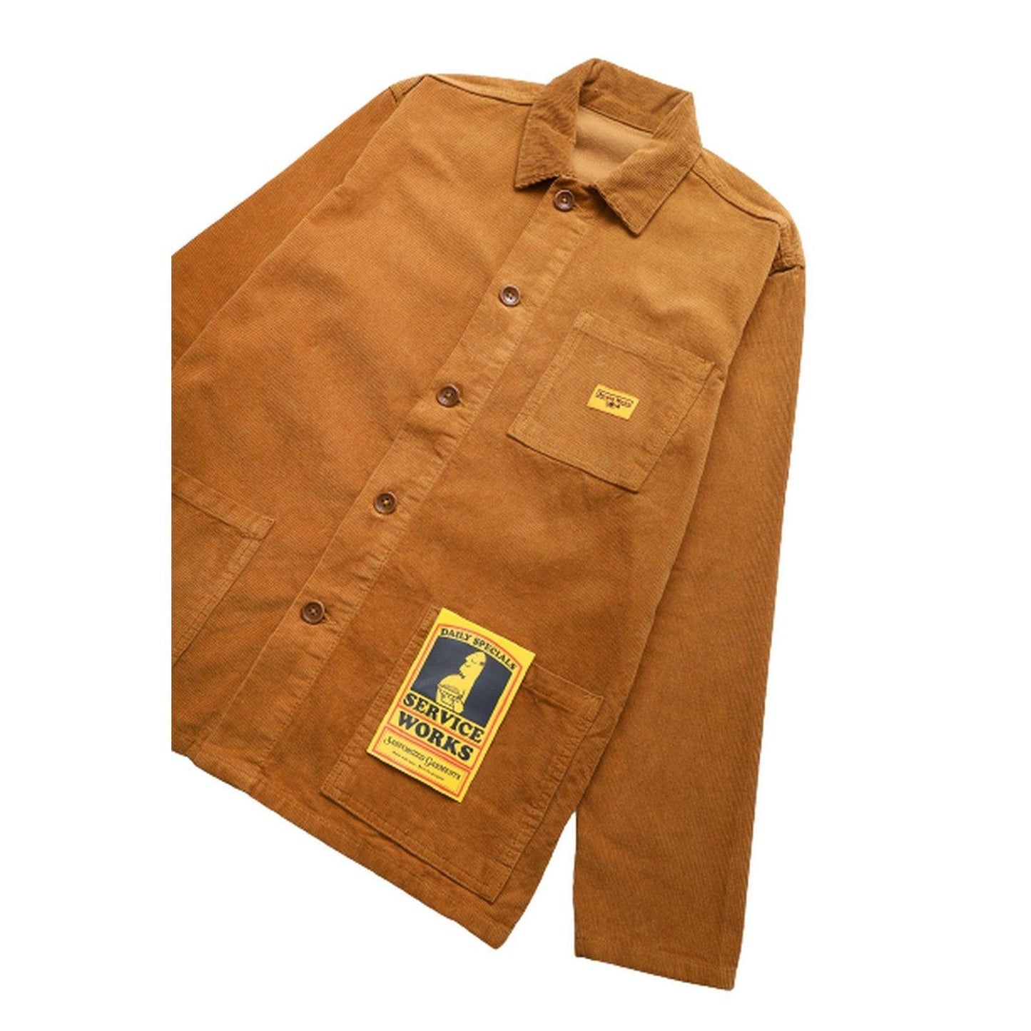 Giacche Uomo Service Works - Corduroy Coverall Jacket - Marrone