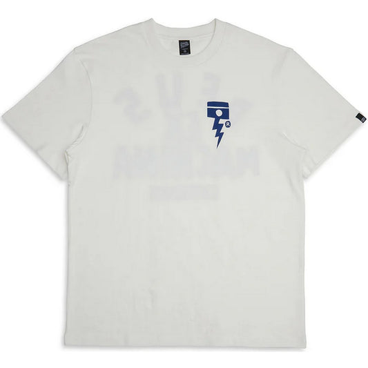 Camiseta Deus Ex Machina Hombre - Pisstin Tee - Blanco