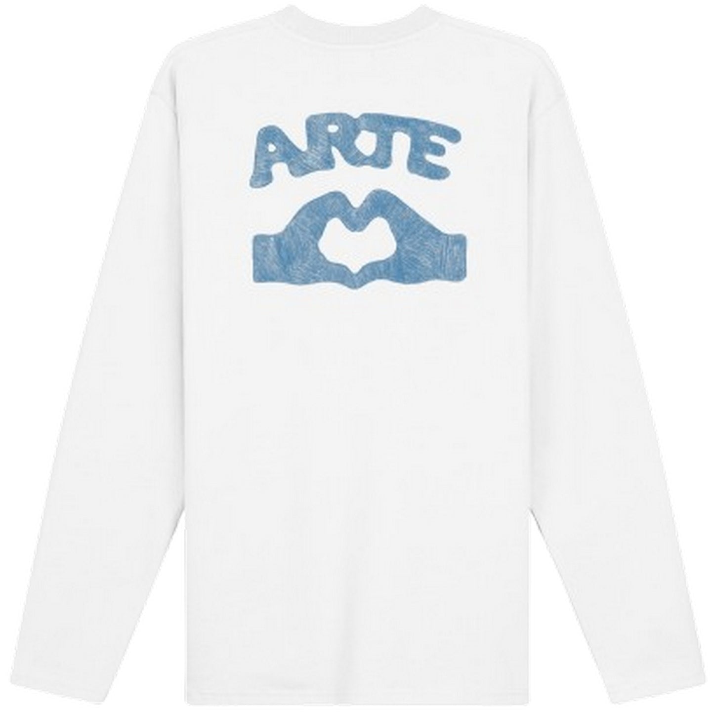 Maglie a manica lunga Uomo Arte Antwerp - Diels Stitch Longsleeve - Bianco