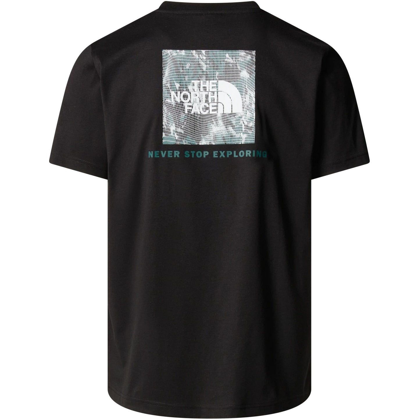 T-shirt Uomo The North Face - Men’s S/S Box Nse Tailgrid Infill Tee - Nero