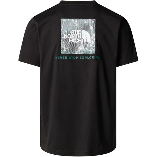 T-shirt Uomo The North Face - Men’s S/S Box Nse Tailgrid Infill Tee - Nero