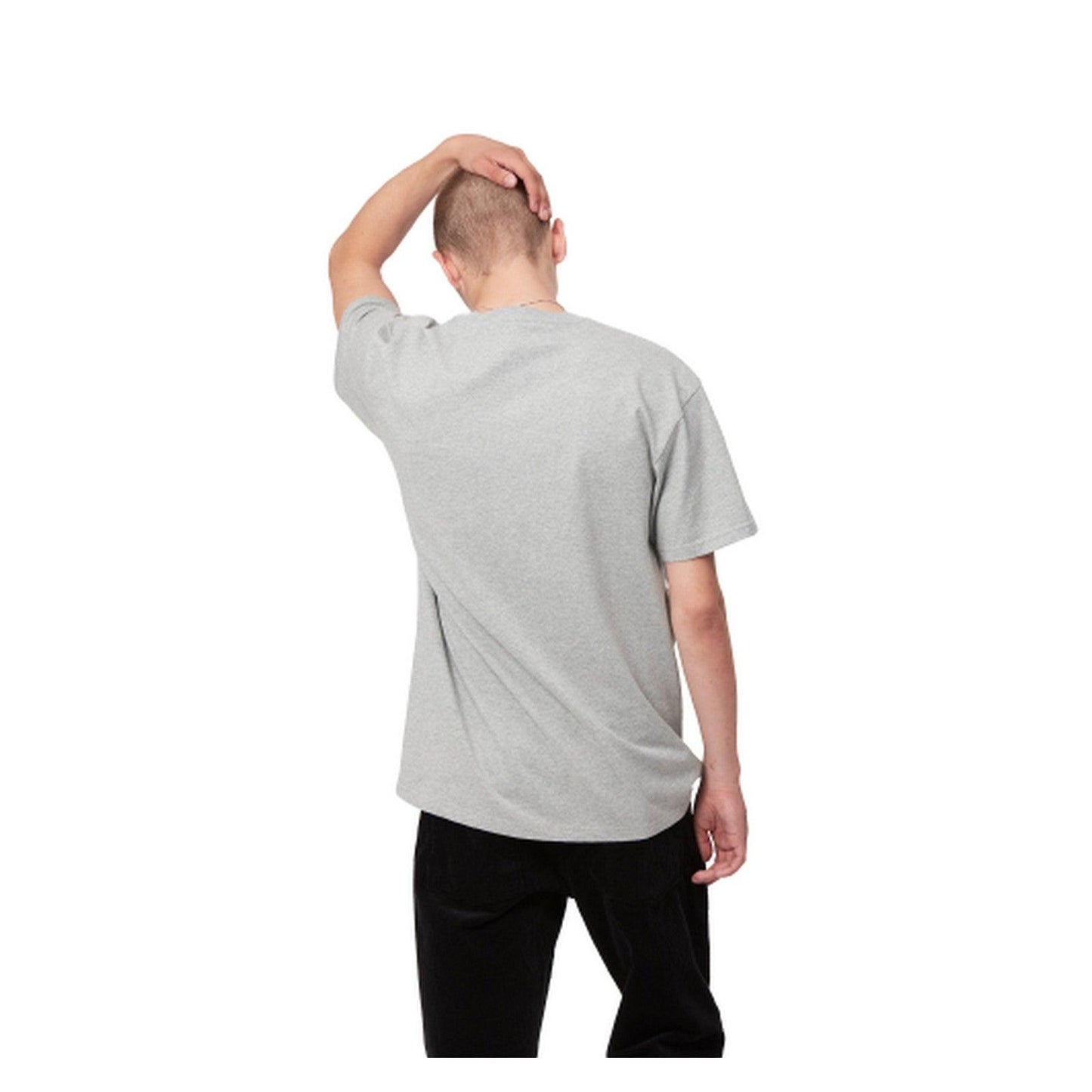 T-shirt Uomo Carhartt Wip - S/S Chase T-Shirt - Grigio